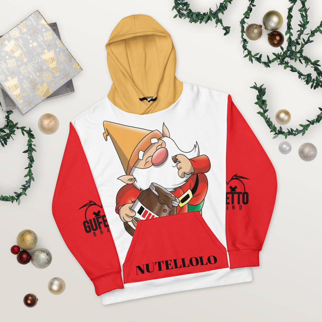 Felpa con cappuccio Uomo/Donna Nutellolo - Gufetto Brand 