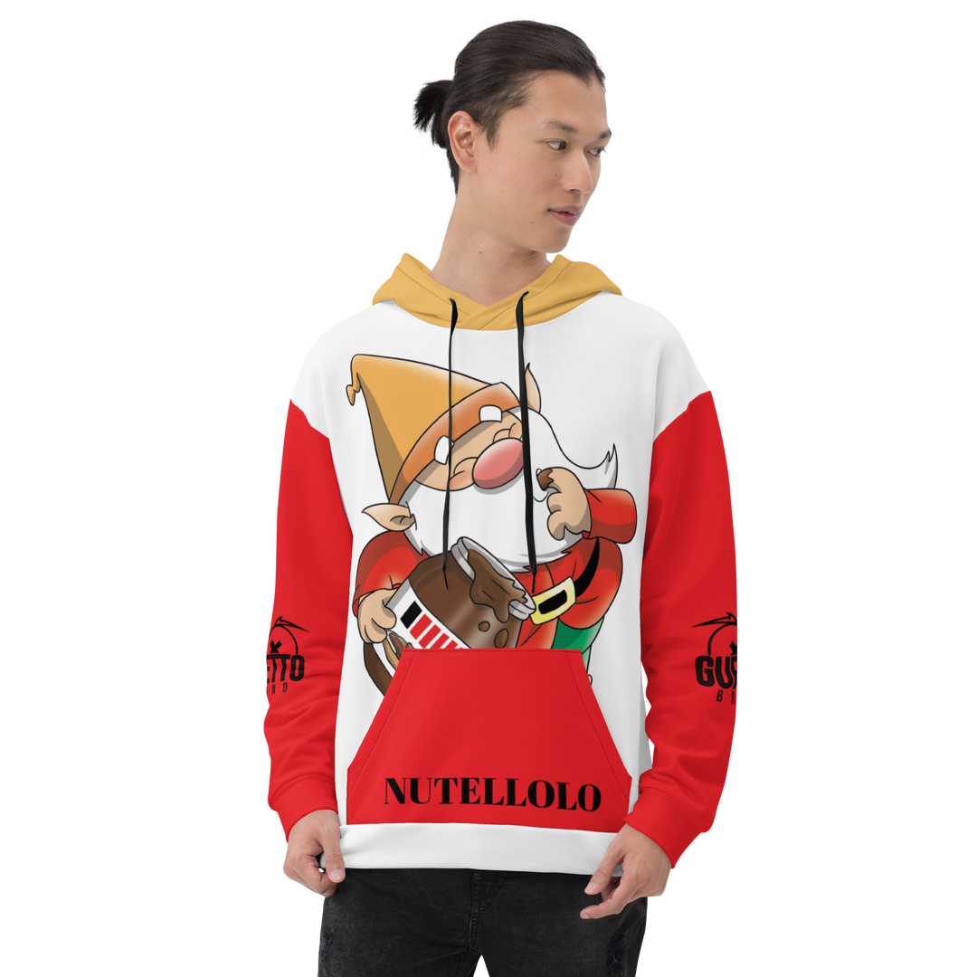 Felpa con cappuccio Uomo/Donna Nutellolo - Gufetto Brand 