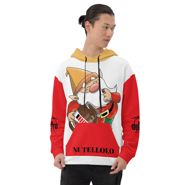 Felpa con cappuccio Uomo/Donna Nutellolo - Gufetto Brand 