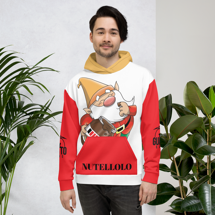 Felpa con cappuccio Uomo/Donna Nutellolo - Gufetto Brand 