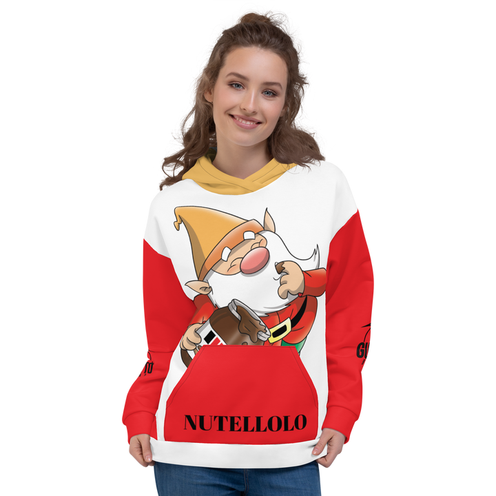 Felpa con cappuccio Uomo/Donna Nutellolo - Gufetto Brand 