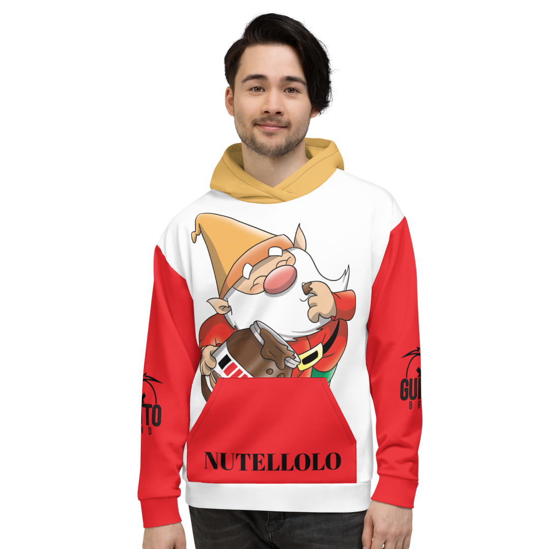 Felpa con cappuccio Uomo/Donna Nutellolo - Gufetto Brand 