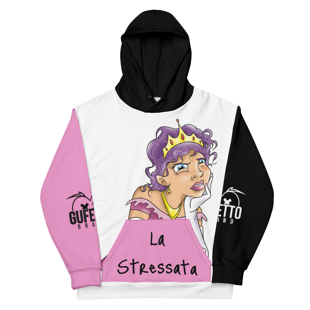 Felpa con cappuccio Uomo/Donna LA STRESSATA - Gufetto Brand 
