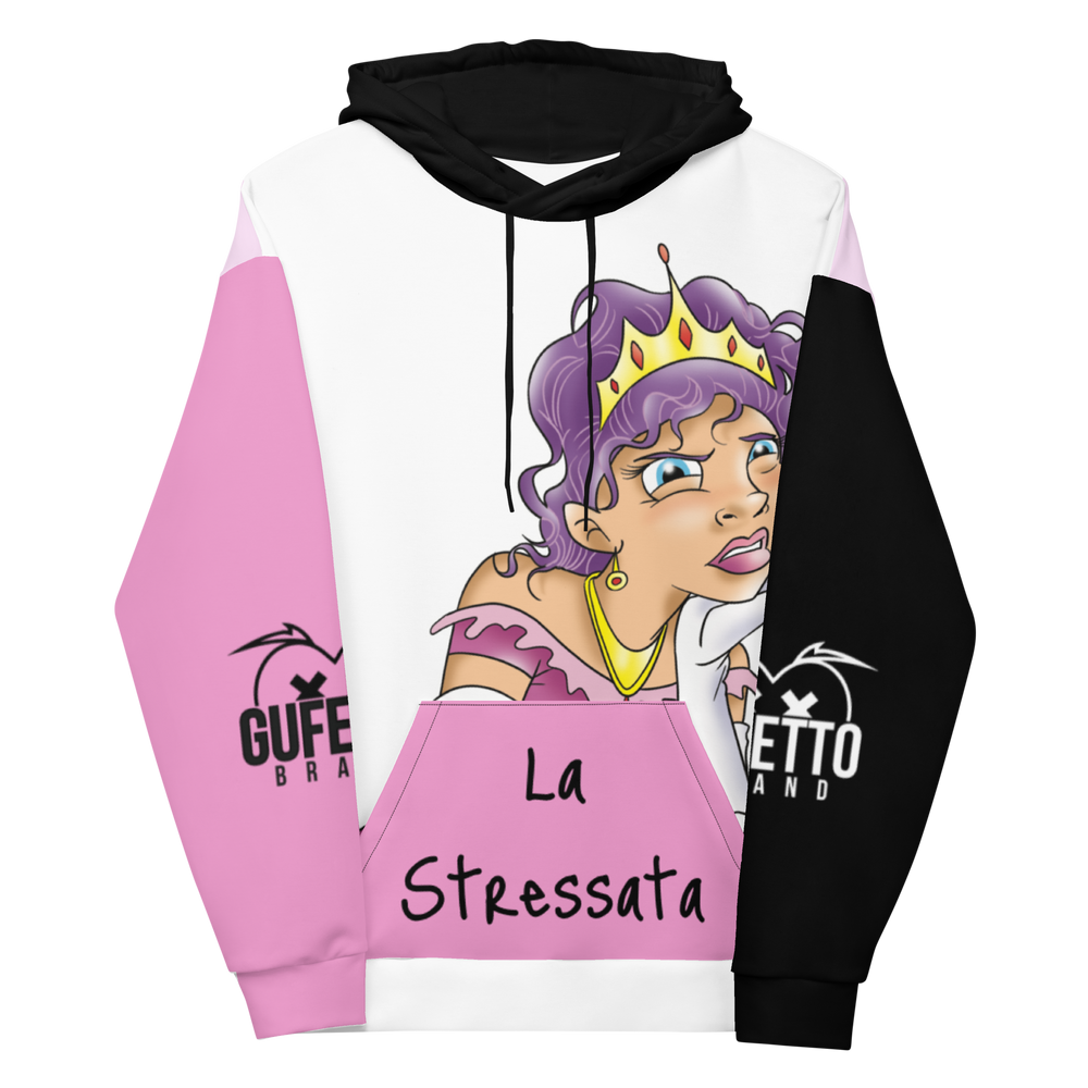 Felpa con cappuccio Uomo/Donna LA STRESSATA - Gufetto Brand 