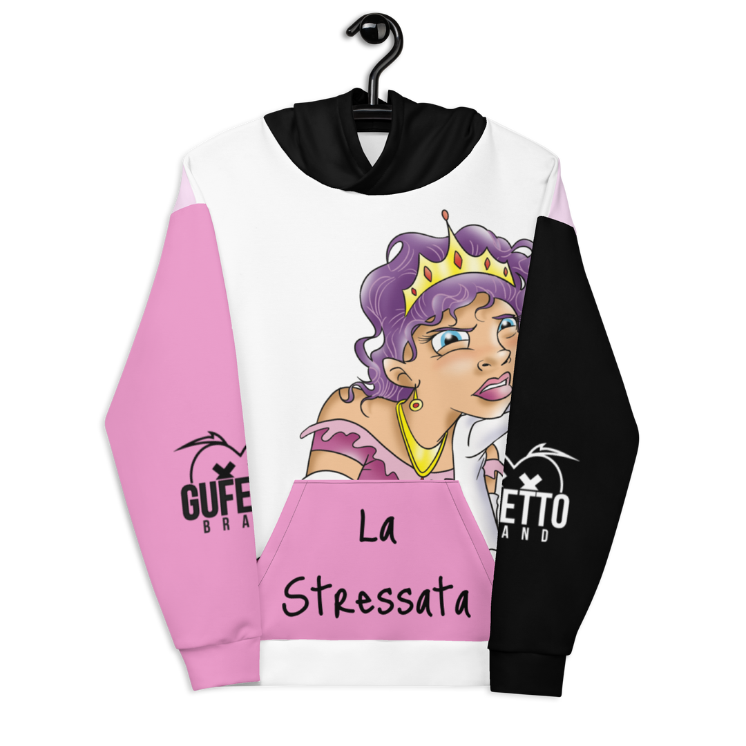 Felpa con cappuccio Uomo/Donna LA STRESSATA - Gufetto Brand 