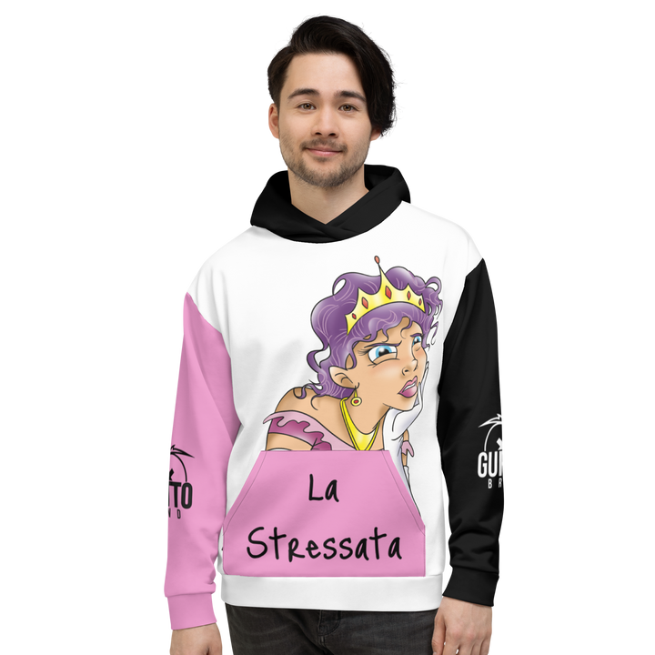 Felpa con cappuccio Uomo/Donna LA STRESSATA - Gufetto Brand 