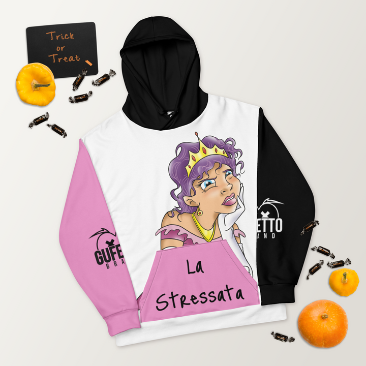 Felpa con cappuccio Uomo/Donna LA STRESSATA - Gufetto Brand 