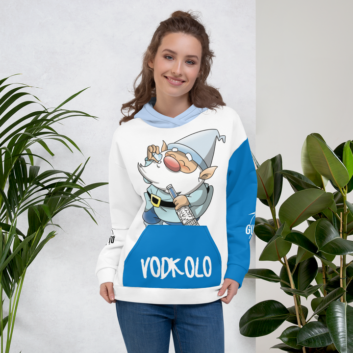 Felpa con cappuccio Uomo/Donna VODKOLO - Gufetto Brand 
