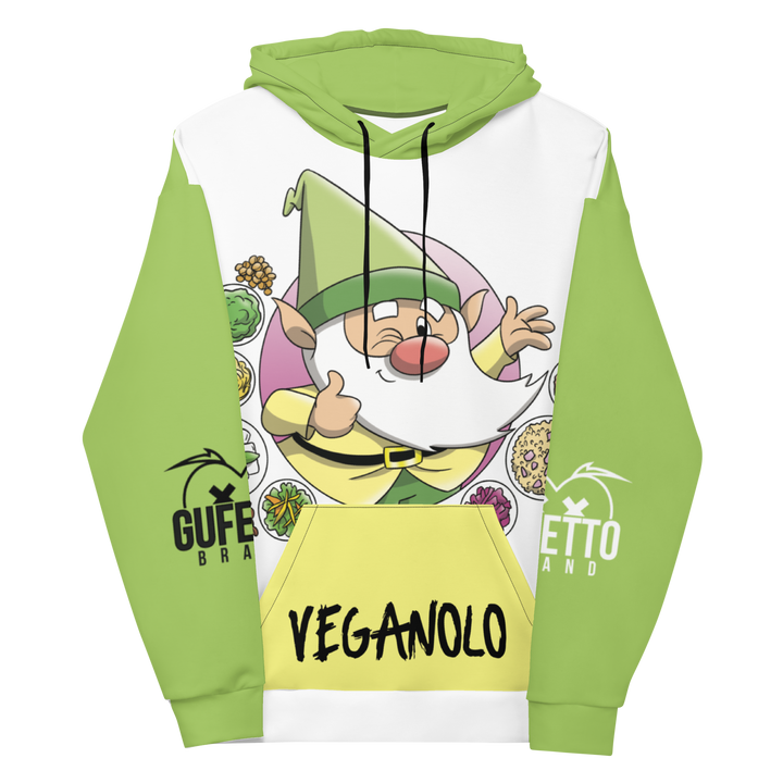 Felpa con cappuccio Uomo/Donna VEGANOLO - Gufetto Brand 