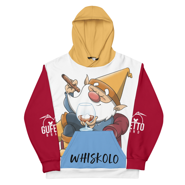 Felpa con cappuccio Uomo/Donna WHISKOLO - Gufetto Brand 