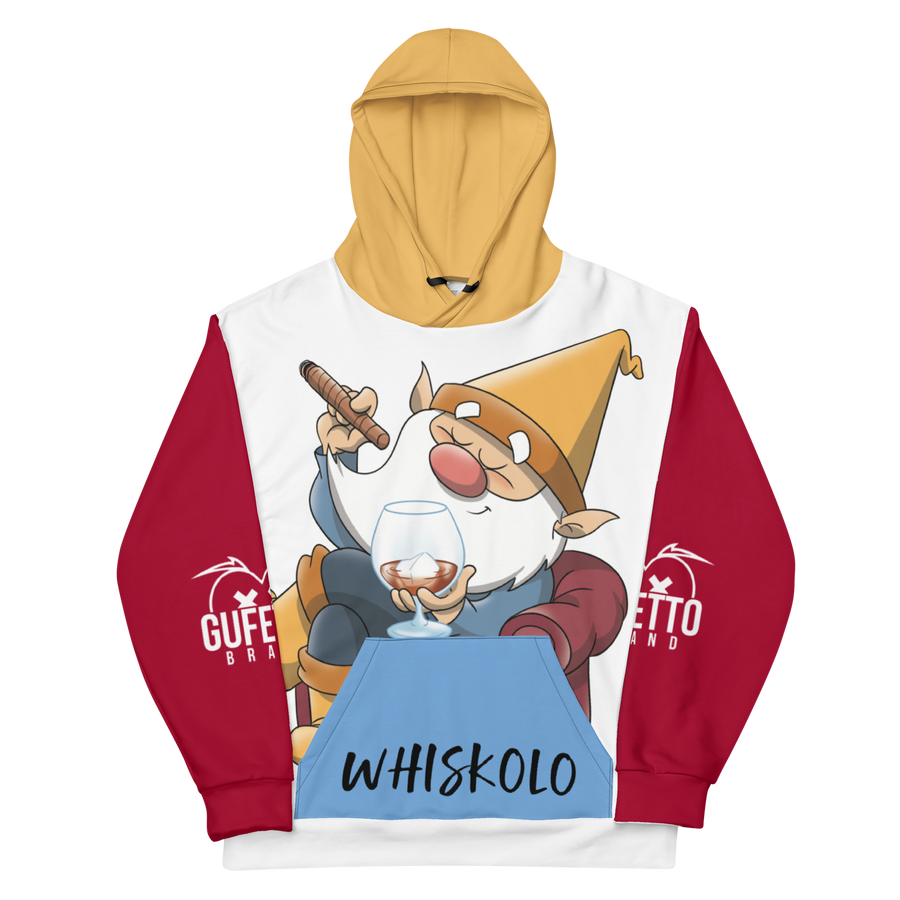 Felpa con cappuccio Uomo/Donna WHISKOLO - Gufetto Brand 