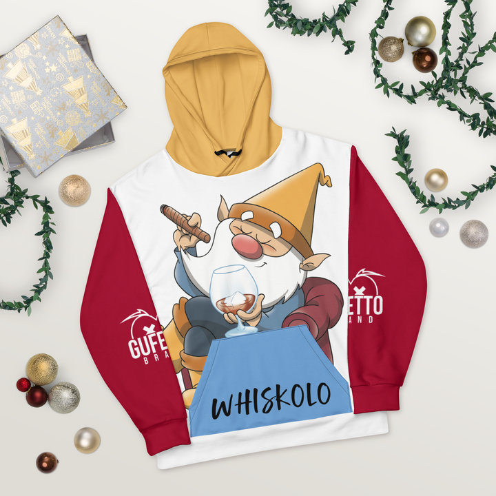 Felpa con cappuccio Uomo/Donna WHISKOLO - Gufetto Brand 