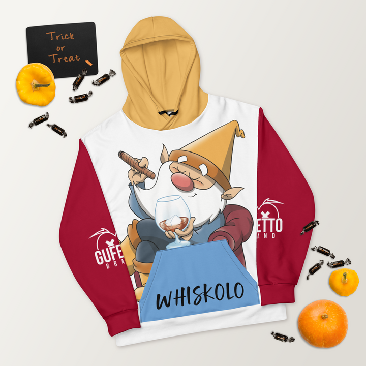 Felpa con cappuccio Uomo/Donna WHISKOLO - Gufetto Brand 
