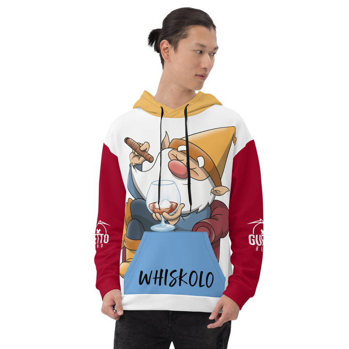 Felpa con cappuccio Uomo/Donna WHISKOLO - Gufetto Brand 