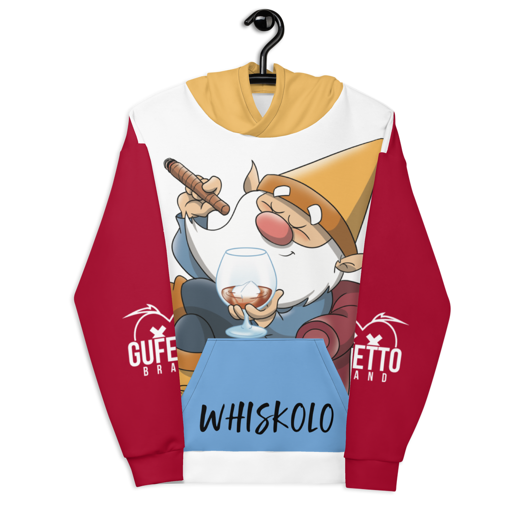 Felpa con cappuccio Uomo/Donna WHISKOLO - Gufetto Brand 