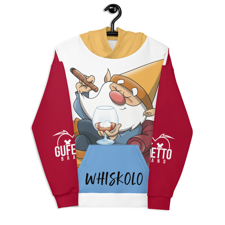 Felpa con cappuccio Uomo/Donna WHISKOLO - Gufetto Brand 