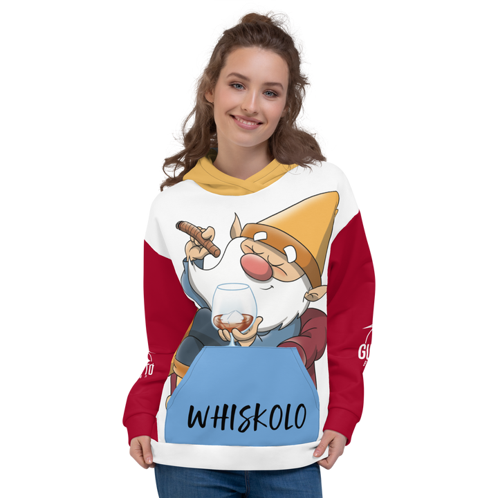 Felpa con cappuccio Uomo/Donna WHISKOLO - Gufetto Brand 
