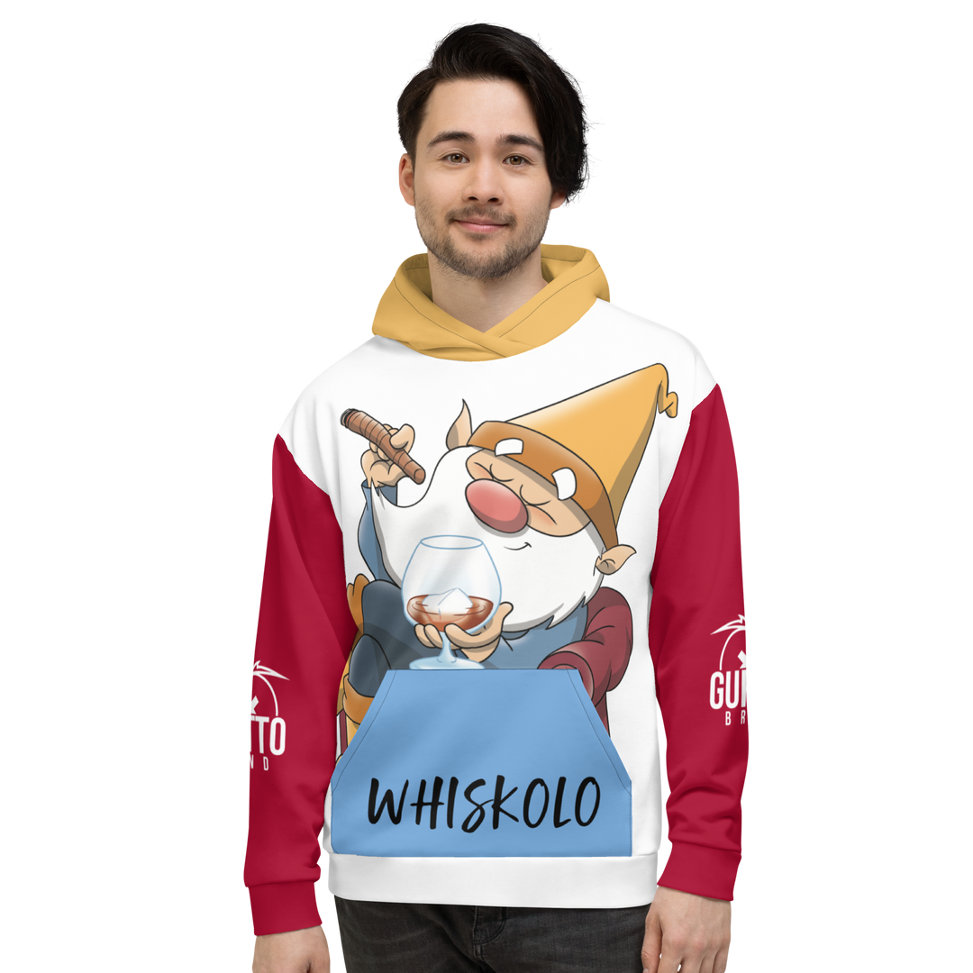 Felpa con cappuccio Uomo/Donna WHISKOLO - Gufetto Brand 