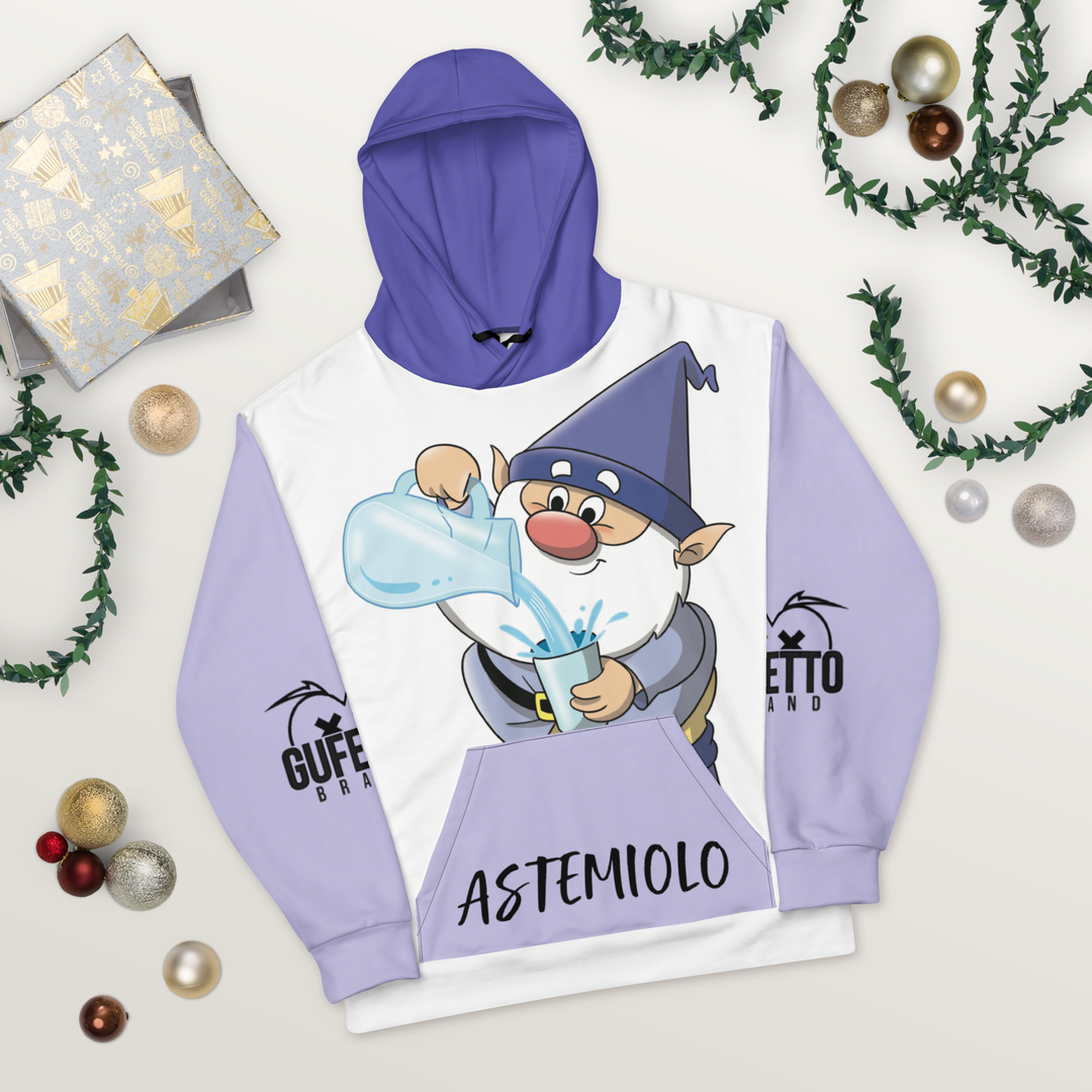 Felpa con cappuccio Uomo/Donna ASTEMIOLO - Gufetto Brand 