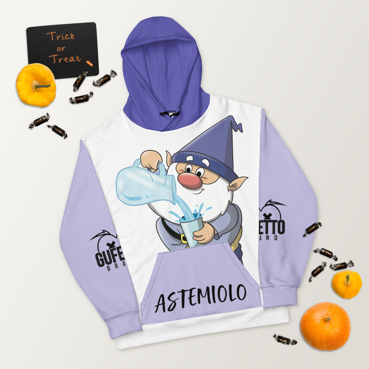 Felpa con cappuccio Uomo/Donna ASTEMIOLO - Gufetto Brand 