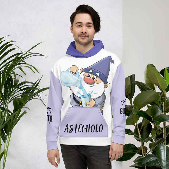 Felpa con cappuccio Uomo/Donna ASTEMIOLO - Gufetto Brand 