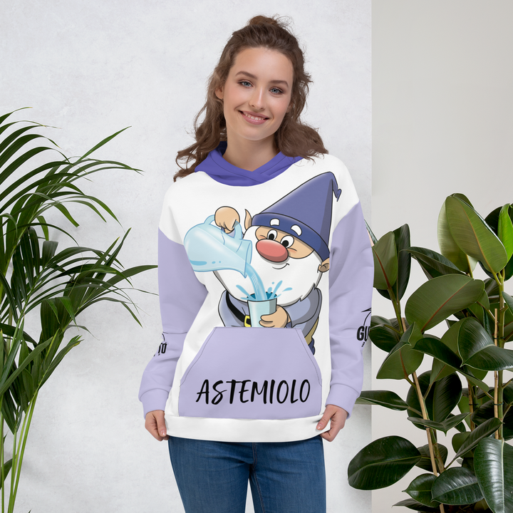Felpa con cappuccio Uomo/Donna ASTEMIOLO - Gufetto Brand 