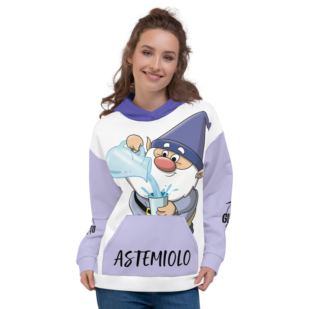 Felpa con cappuccio Uomo/Donna ASTEMIOLO - Gufetto Brand 