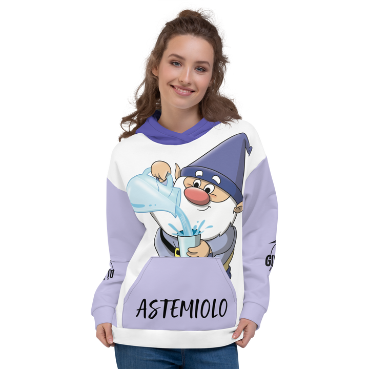 Felpa con cappuccio Uomo/Donna ASTEMIOLO - Gufetto Brand 