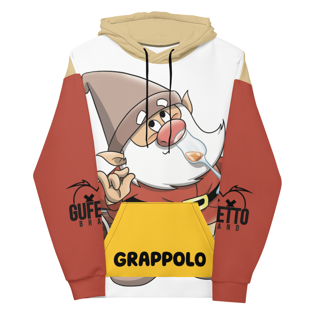Felpa con cappuccio Uomo/Donna  GRAPPOLO - Gufetto Brand 
