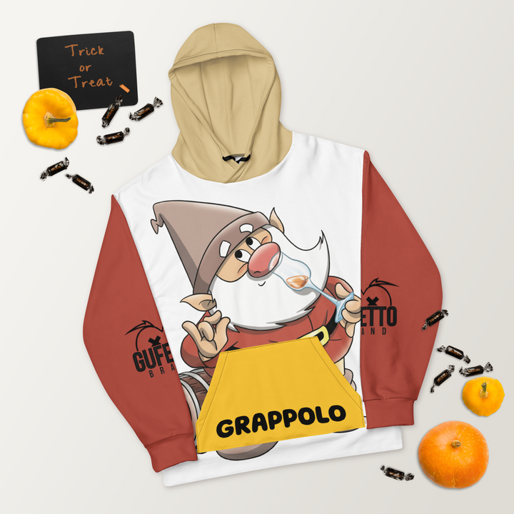 Felpa con cappuccio Uomo/Donna  GRAPPOLO - Gufetto Brand 
