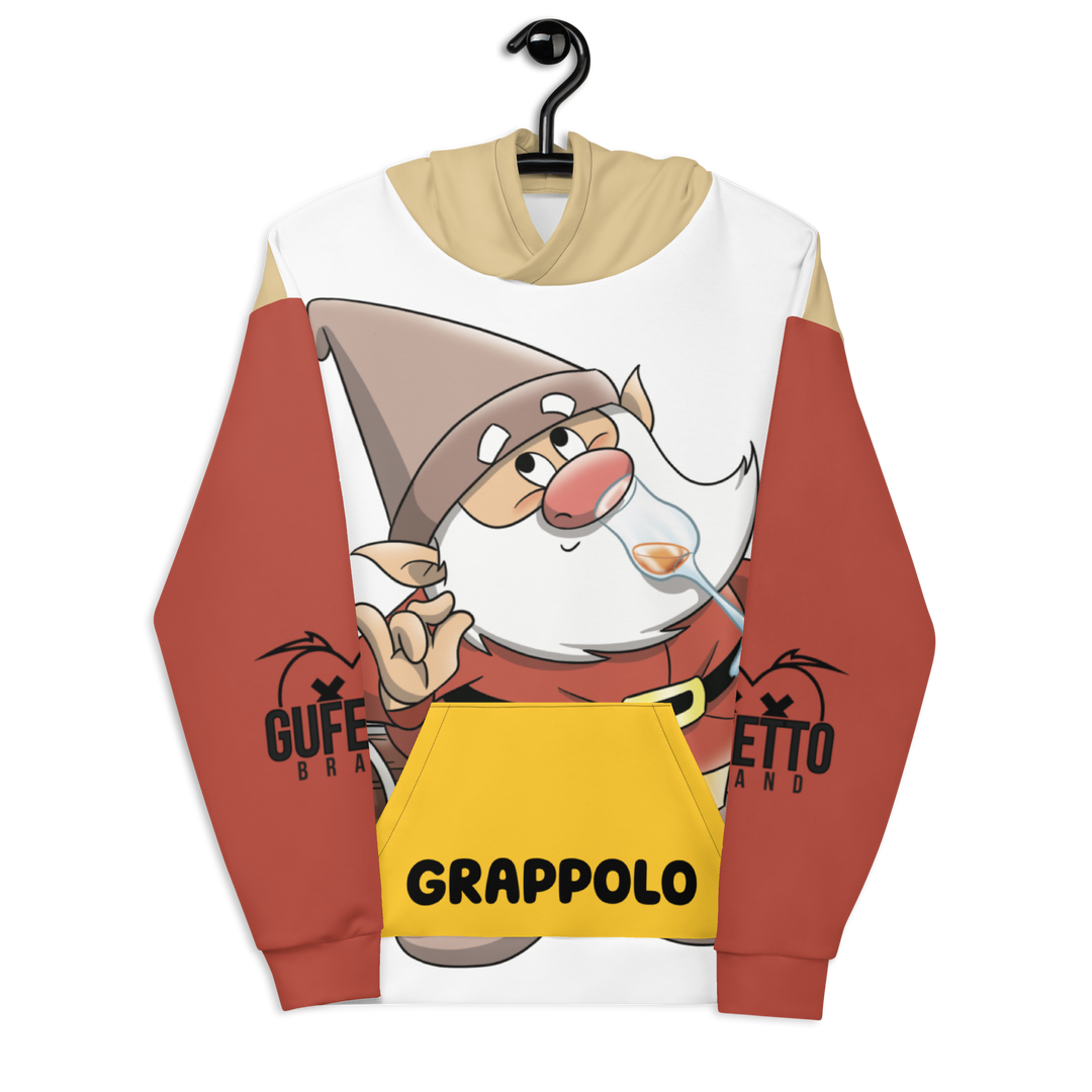 Felpa con cappuccio Uomo/Donna  GRAPPOLO - Gufetto Brand 