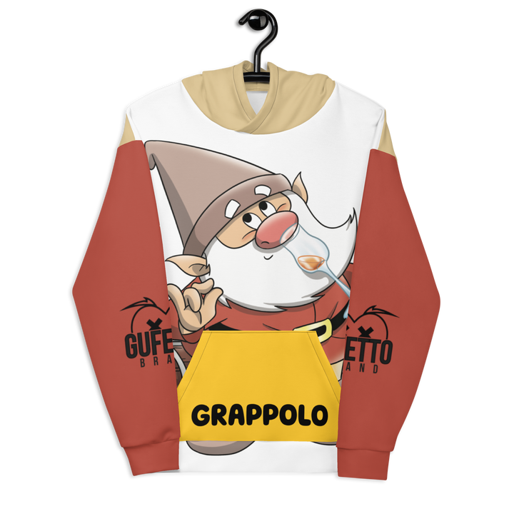 Felpa con cappuccio Uomo/Donna  GRAPPOLO - Gufetto Brand 