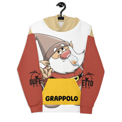 Felpa con cappuccio Uomo/Donna  GRAPPOLO - Gufetto Brand 