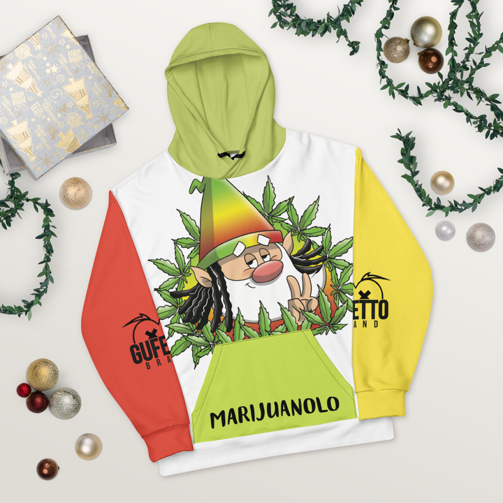 Felpa con cappuccio  Uomo/Donna MARIJUANOLO - Gufetto Brand 