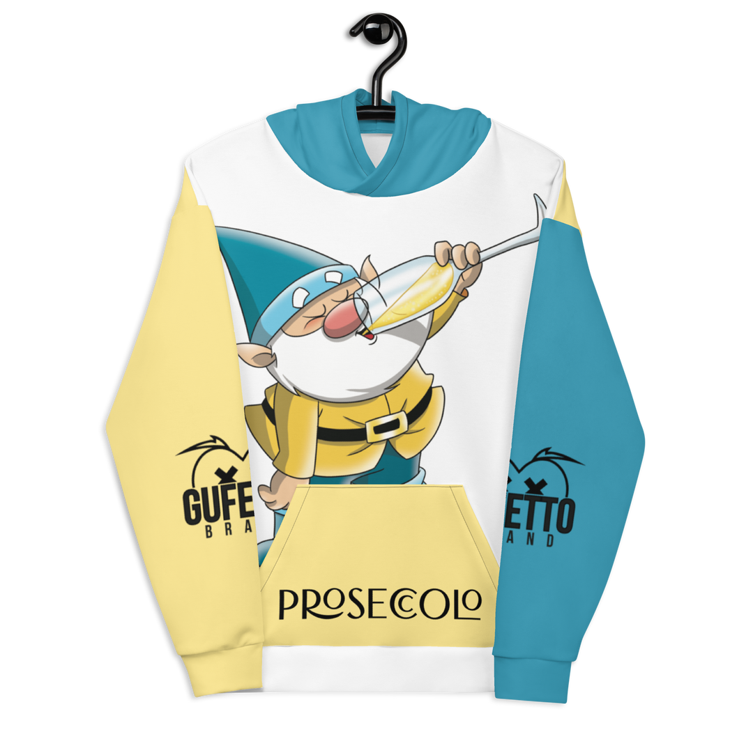 Felpa con cappuccio Uomo/Donna PROSECCOLO TWO - Gufetto Brand 