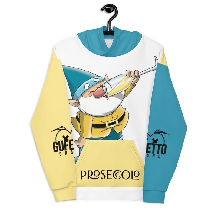 Felpa con cappuccio Uomo/Donna PROSECCOLO TWO - Gufetto Brand 