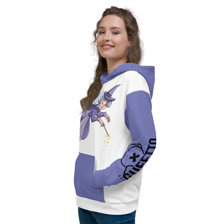 Felpa con cappuccio Donna Fatina Ignorante Tette Piccole - Gufetto Brand 