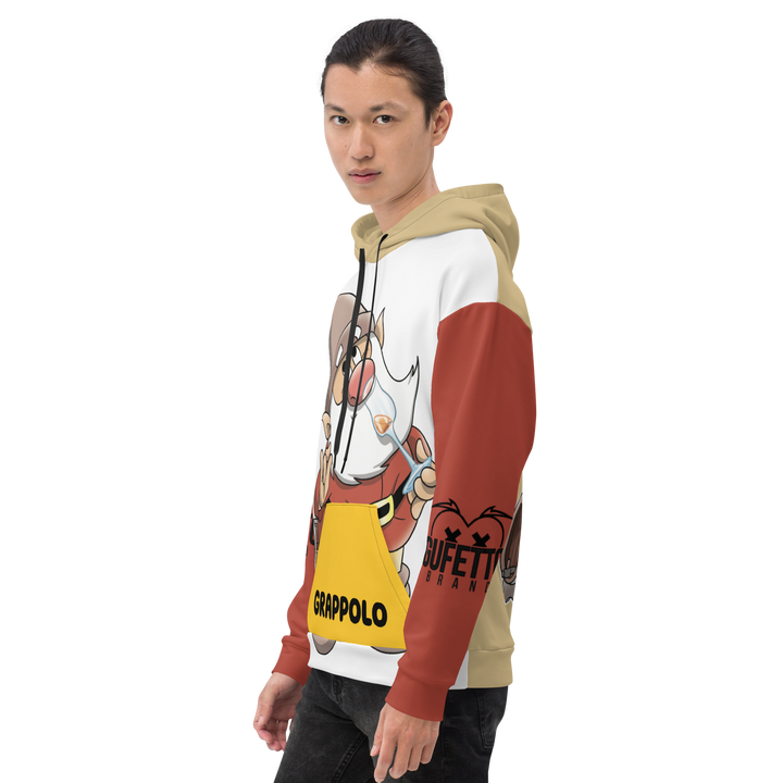Felpa con cappuccio Uomo/Donna  GRAPPOLO - Gufetto Brand 