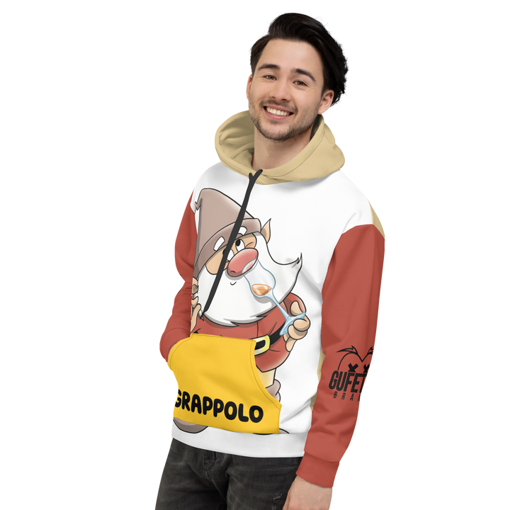 Felpa con cappuccio Uomo/Donna  GRAPPOLO - Gufetto Brand 