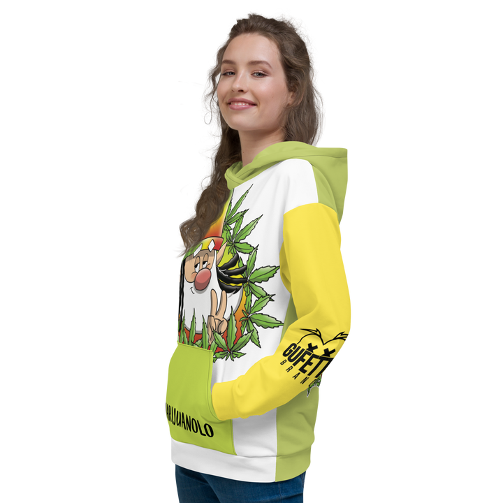 Felpa con cappuccio  Uomo/Donna MARIJUANOLO - Gufetto Brand 