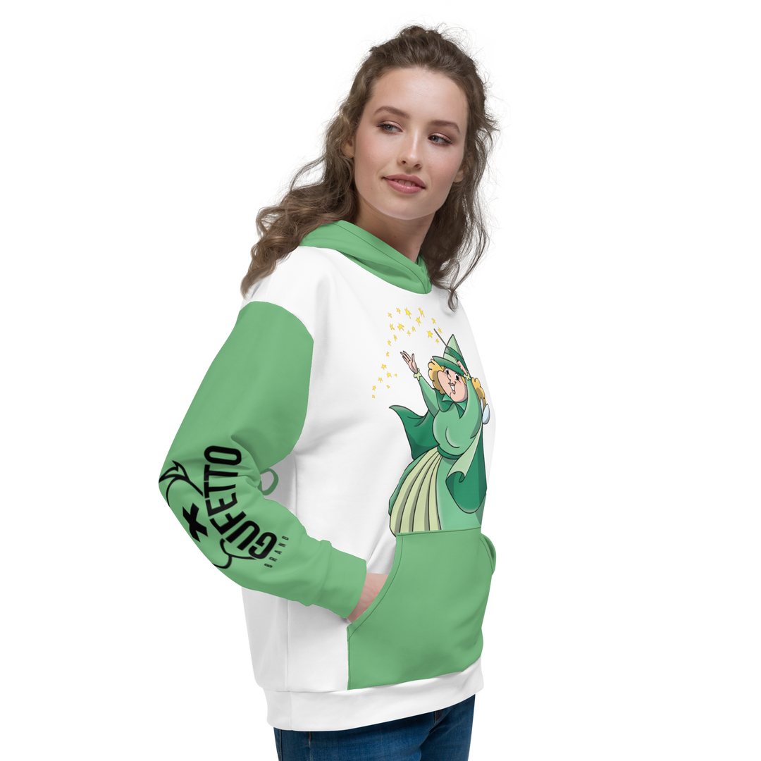 Felpa con cappuccio Uomo/Donna Fatina Ignorante Metabolismo Lento - Gufetto Brand 
