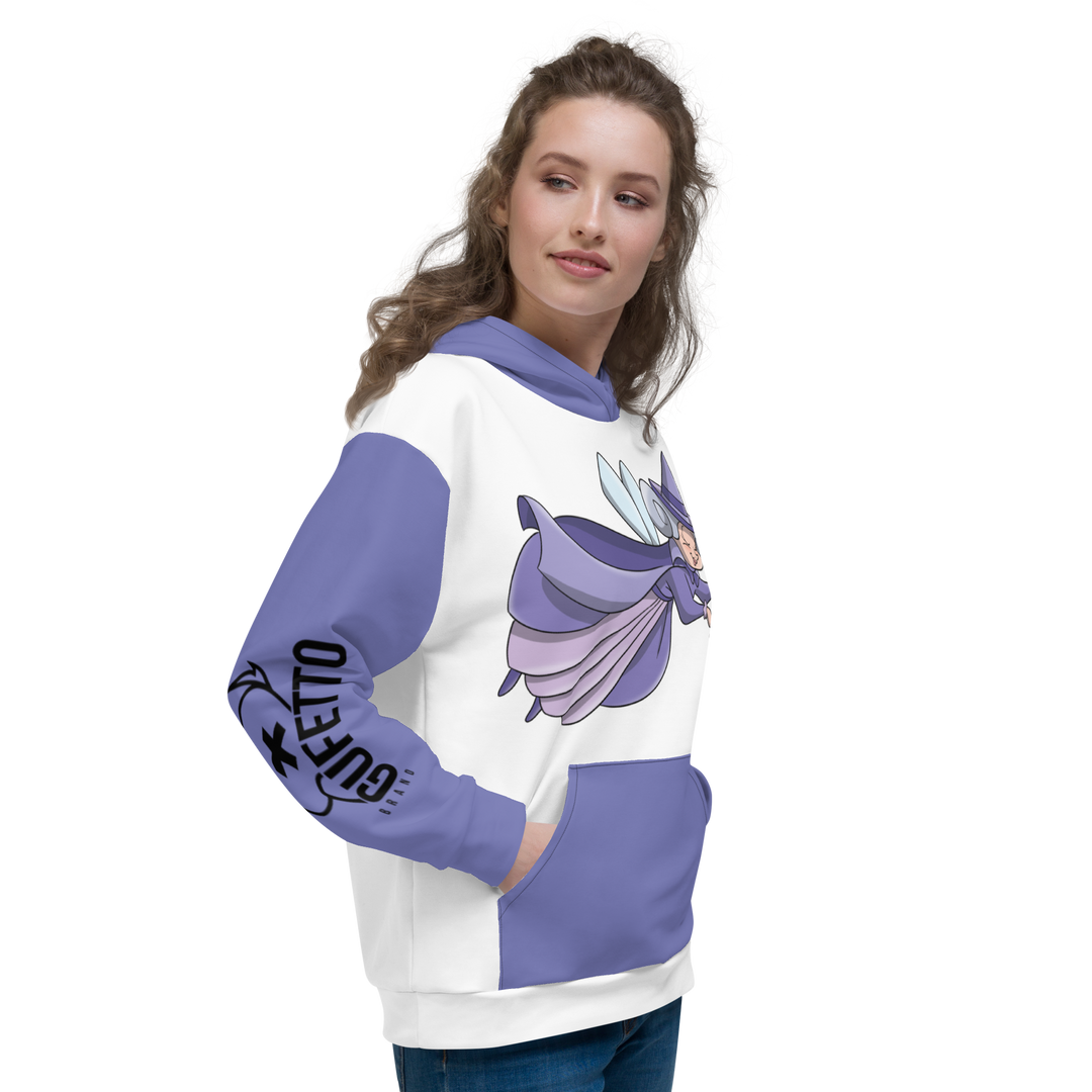 Felpa con cappuccio Donna Fatina Ignorante Tette Piccole - Gufetto Brand 