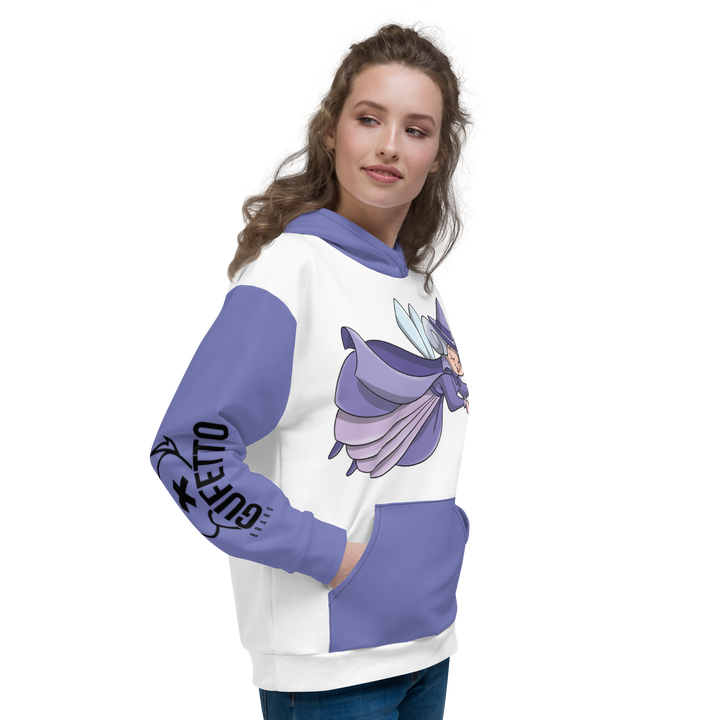Felpa con cappuccio Donna Fatina Ignorante Tette Piccole - Gufetto Brand 
