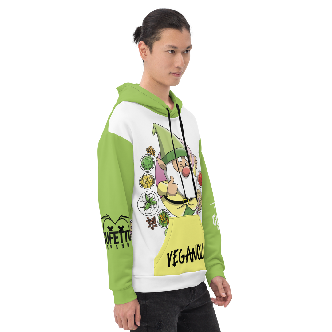Felpa con cappuccio Uomo/Donna VEGANOLO - Gufetto Brand 