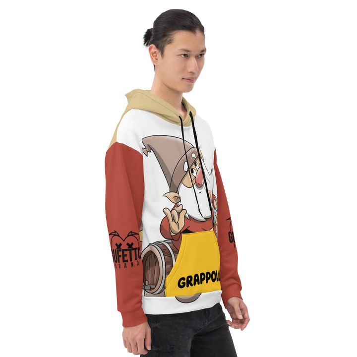 Felpa con cappuccio Uomo/Donna  GRAPPOLO - Gufetto Brand 