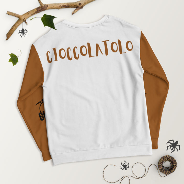 Felpa unisex Uomo/Donna Cioccolatolo - Gufetto Brand 