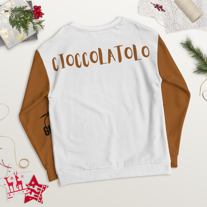 Felpa unisex Uomo/Donna Cioccolatolo - Gufetto Brand 