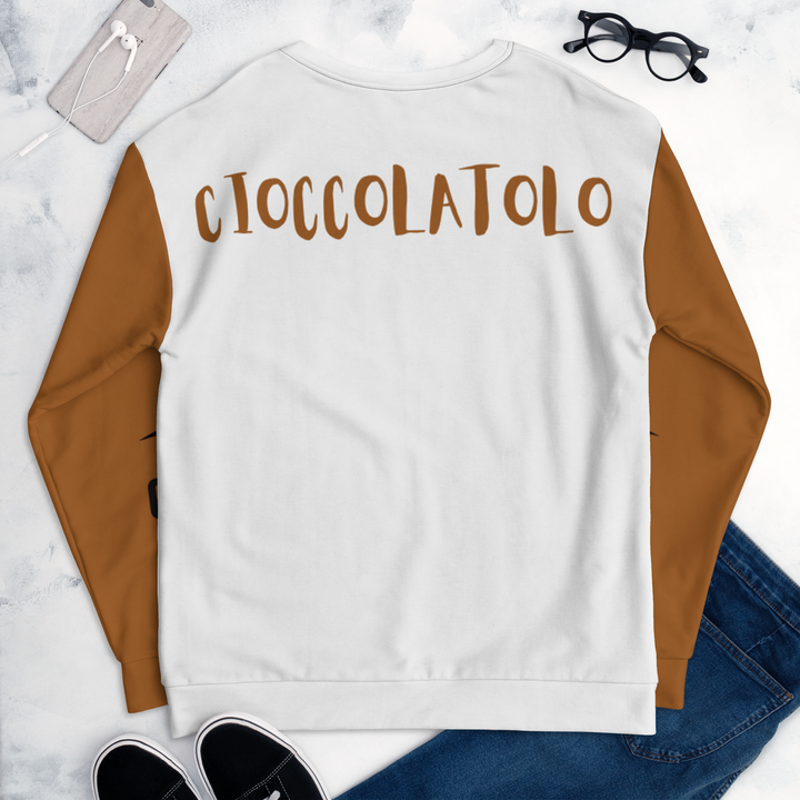 Felpa unisex Uomo/Donna Cioccolatolo - Gufetto Brand 
