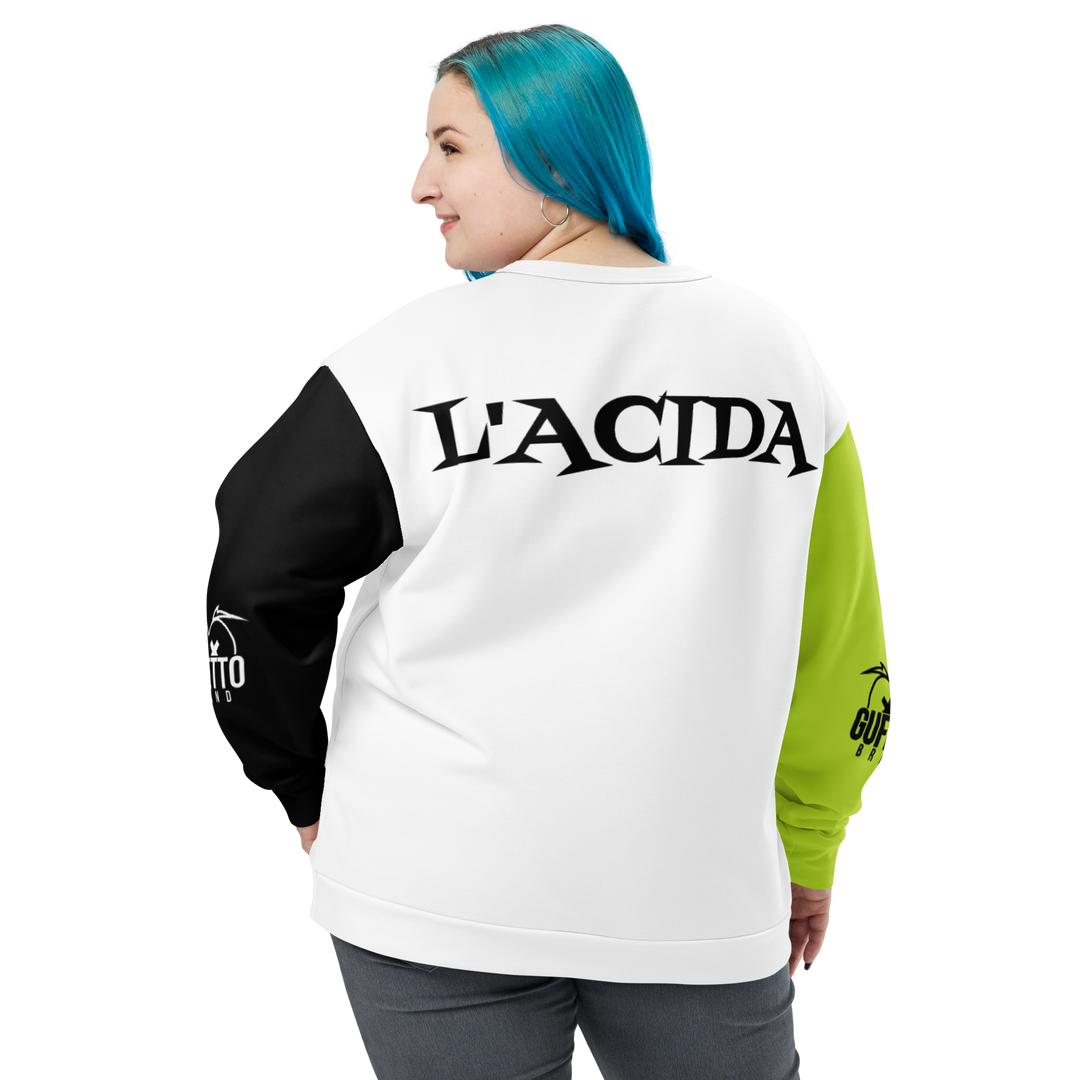 Felpa unisex Uomo/Donna Acida - Gufetto Brand 