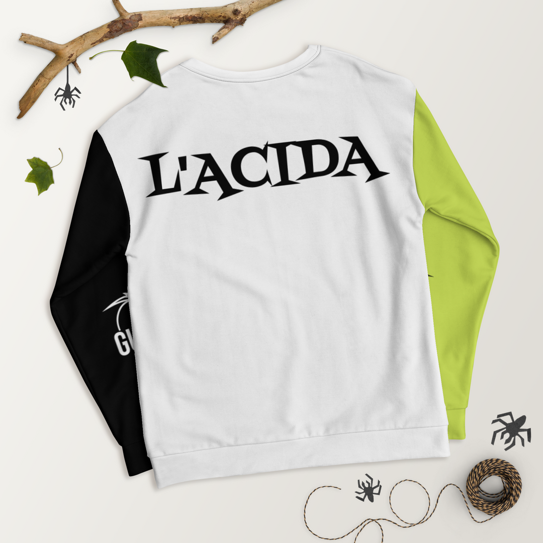 Felpa unisex Uomo/Donna Acida - Gufetto Brand 